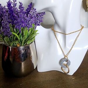 Elegant Banana Republic Gold Tone Necklace